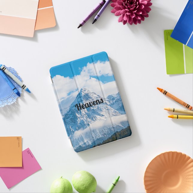 Heavens Text Sky Image custom iPad Smart Cover (In Situ)