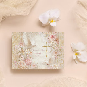 Heaveny Blush & Gold Quince, custom Postcard