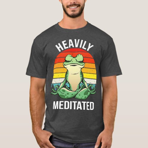 Heavily Meditated VI Frog T_Shirt