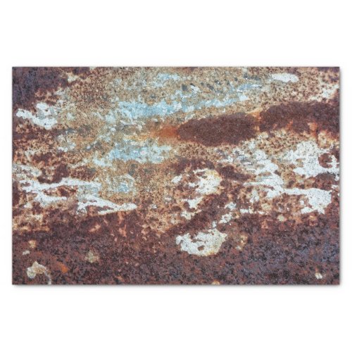 Heavily Rusted Metal Pattern Tissue Paper