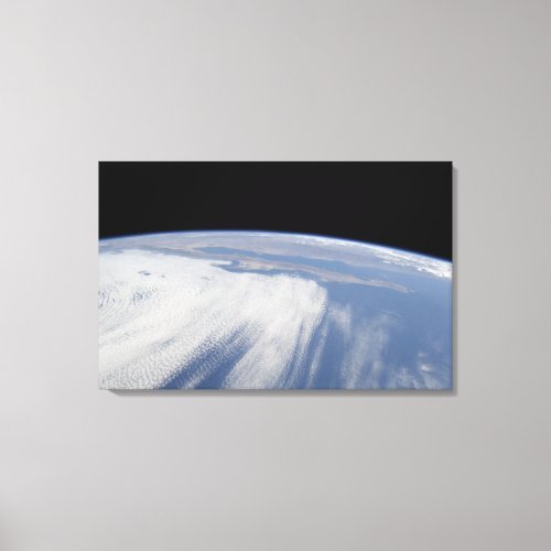 Heavy cloud cover over the Pacific Ocean Canvas Print
