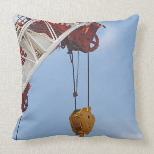 Heavy construction equipment throw pillow