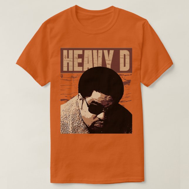 HEAVY D Brown Vintage T-Shirt