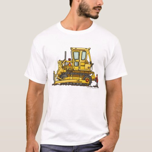 Heavy Duty Bulldozer Dirt Mover Construction Appar T_Shirt