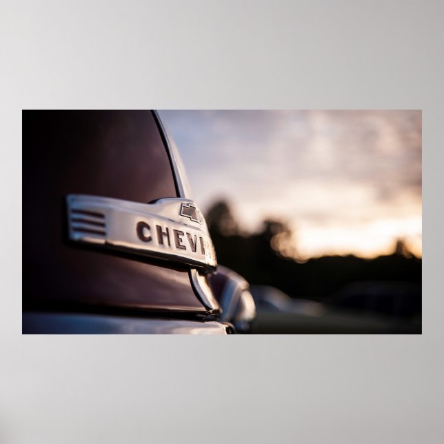 Heavy Duty Chevy Pickup Poster (Front)