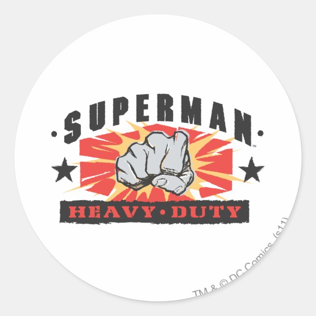 Heavy Duty Classic Round Sticker (Front)