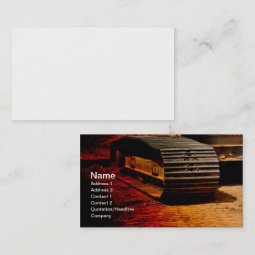 heavy duty construction equipment business card | Zazzle