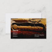 heavy duty construction equipment business card (Front/Back)