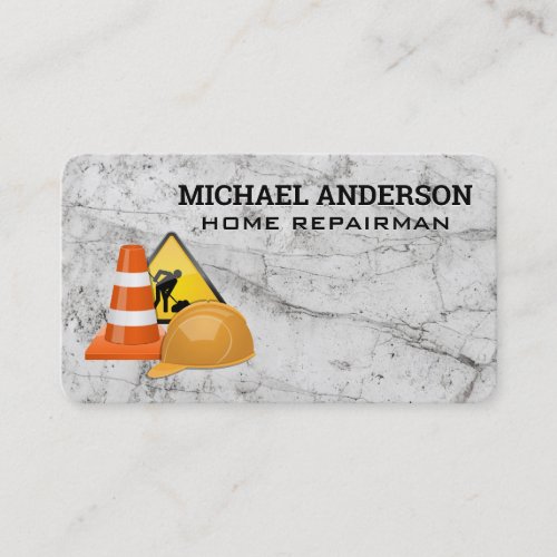 Heavy Duty Construction Vehicles | Blue Collar Business Card