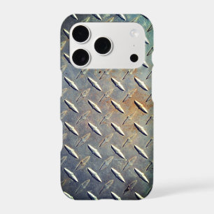 Heavy Duty Diamond Plate Steel Graphic iPhone 17 Pro Case