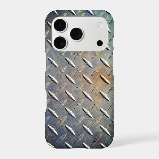Heavy Duty Diamond Plate Steel Graphic Case-Mate iPhone Case (Back)