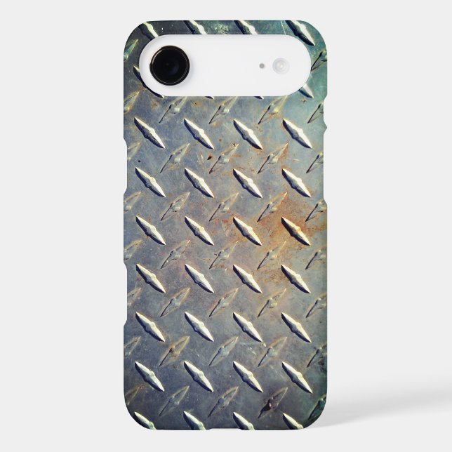 Heavy Duty Diamond Plate Steel Graphic Case-Mate iPhone Case (Back)