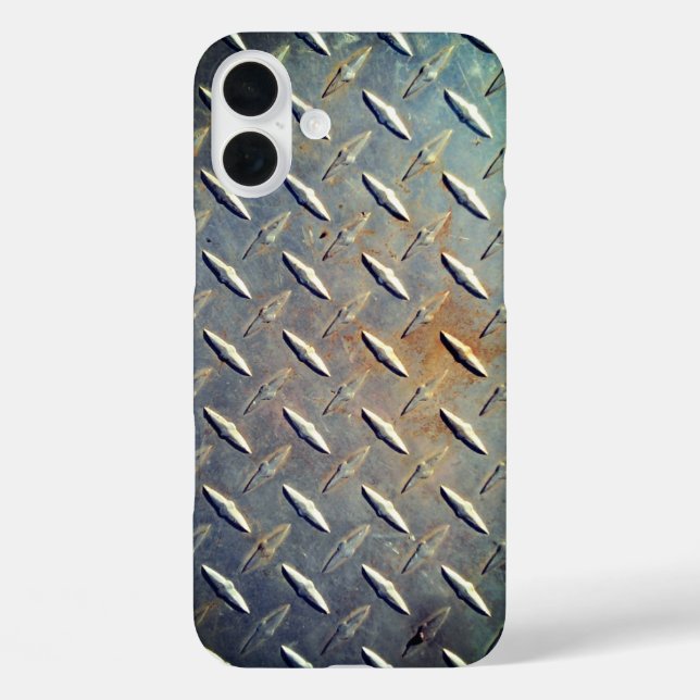 Heavy Duty Diamond Plate Steel Graphic Case-Mate iPhone Case (Back)