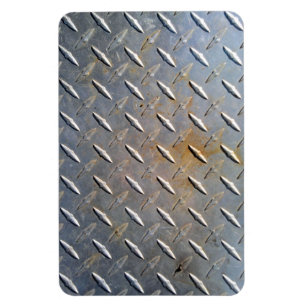 Heavy Duty Diamond Plate Steel Graphic Magnet