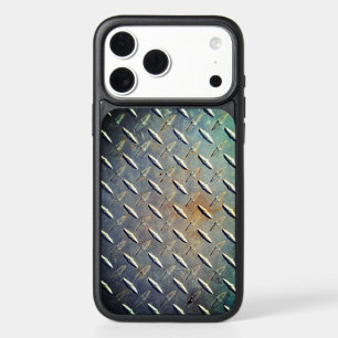 Heavy Duty Diamond Plate Steel Graphic iPhone 17 Pro Max Case