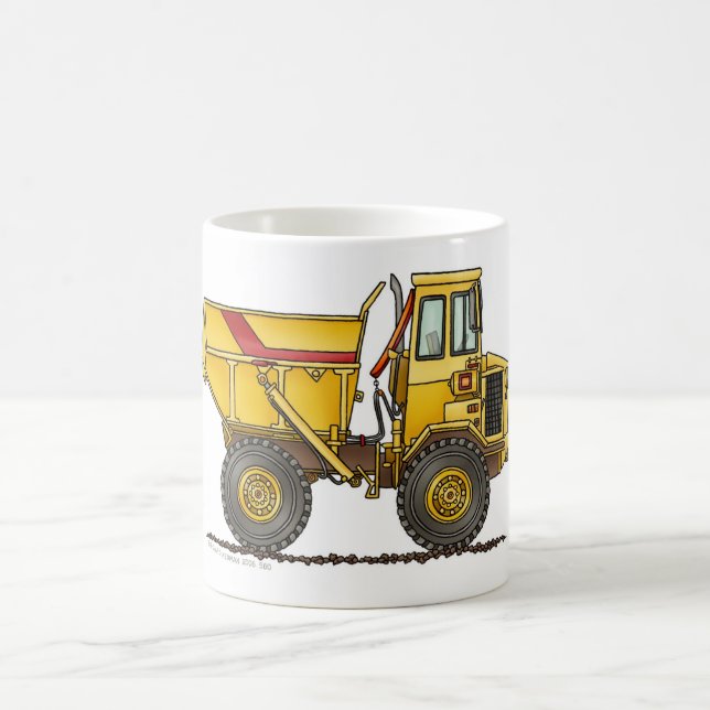 Heavy Duty Dump Truck Construction Mugs (Center)