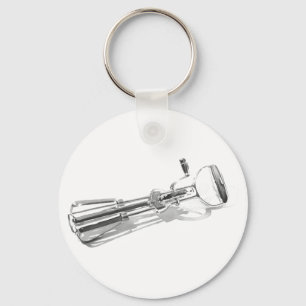 "Heavy Duty Egg Beater" Kitchen Art Watercolor Keychain