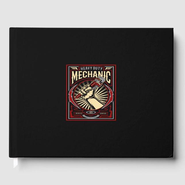 heavy duty mechanic guest book (Front)