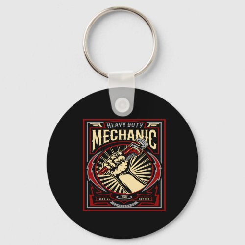 heavy duty mechanic keychain