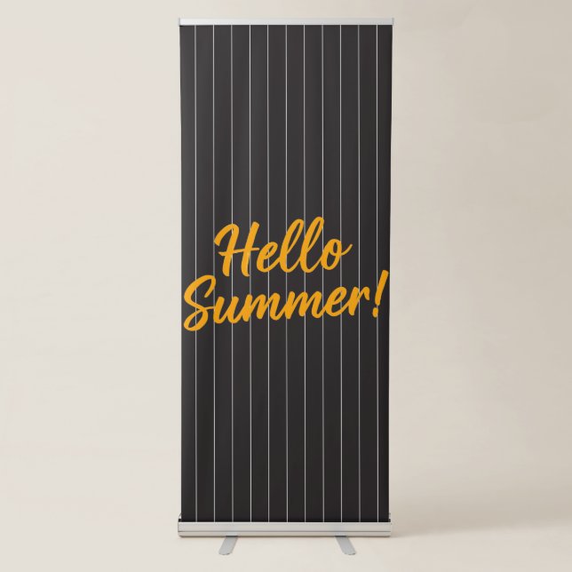 Heavy Duty Outdoor Banner Stand | Custom (Front)