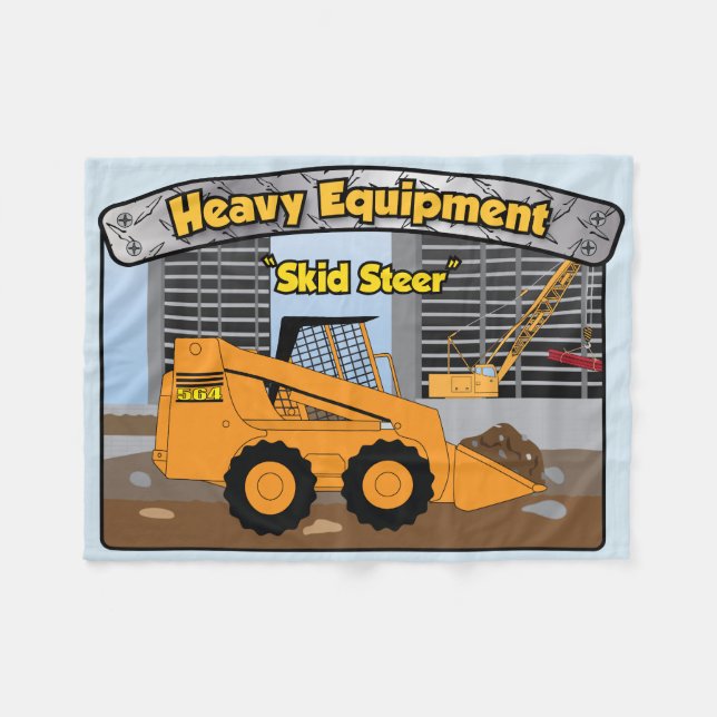 Heavy Equipment Bucket Loader Skid Steer blanket (Front (Horizontal))