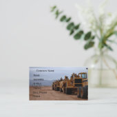 Heavy Equipment Business Card (Standing Front)