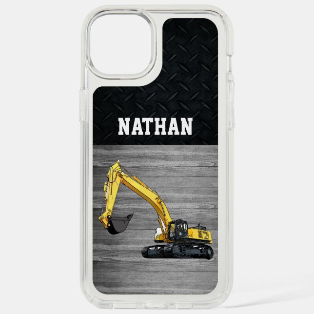 Heavy Equipment Business Excavator Construction  Speck iPhone Case (Front)