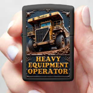 Heavy Equipment Desert Haul Truck Zippo Lighter