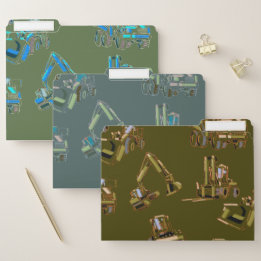 Heavy Equipment File Folders for Professionals