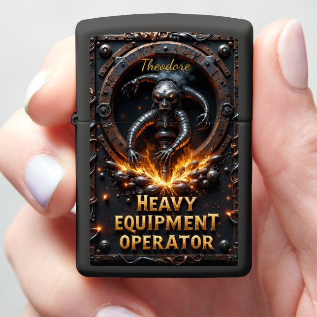 Heavy Equipment Grapple Claw Demonic Zippo Lighter (In Hand)