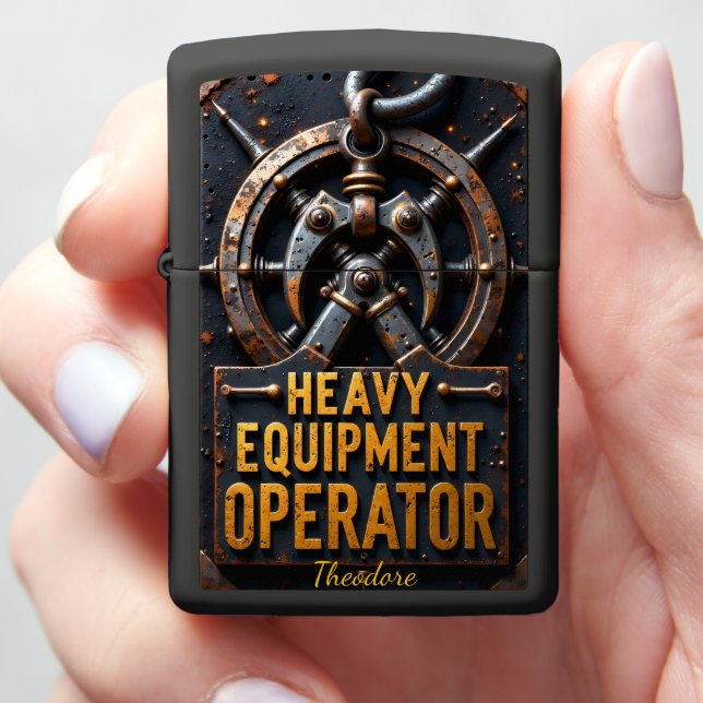 Heavy Equipment Grapple Claw Industrial Zippo Lighter (In Hand)