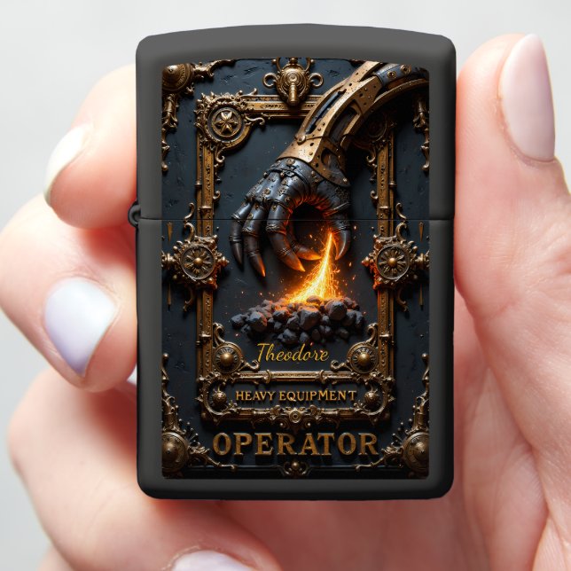 Heavy Equipment Grapple Claw Robotic Zippo Lighter (In Hand)