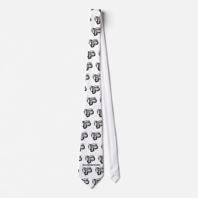 Heavy Equipment Mechanic Tie (Front)