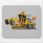 Heavy Equipment Motor Grader Mouse Pad<br><div class="desc">Set grade with your mouse with this hot rod motor grader!</div>
