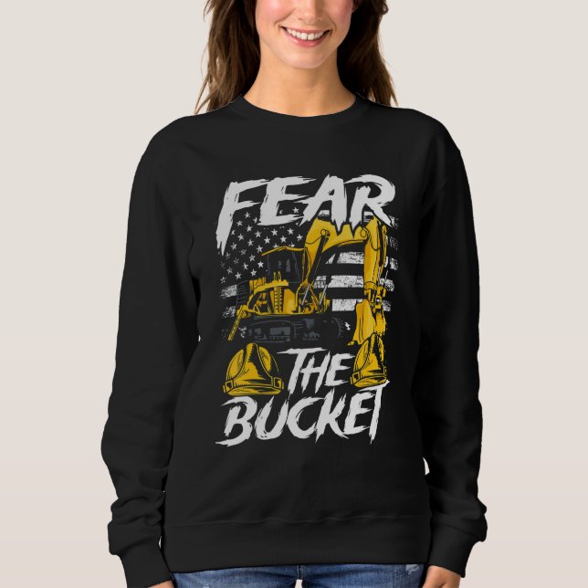 Heavy Equipment Operator Backhoe Operator Men 12 Sweatshirt (Front)