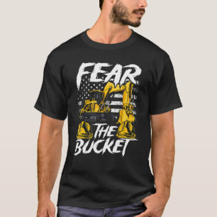 Heavy Equipment Operator Backhoe Operator Men 12 T-Shirt