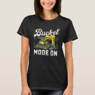 Heavy Equipment Operator Backhoe Operator Men 15 T-Shirt
