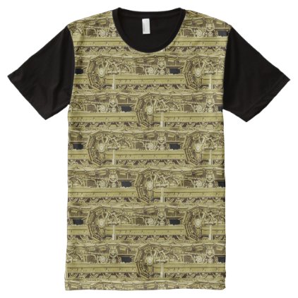HEAVY EQUIPMENT OPERATOR CRANE OPERATOR TANK TRAC All-Over-Print SHIRT