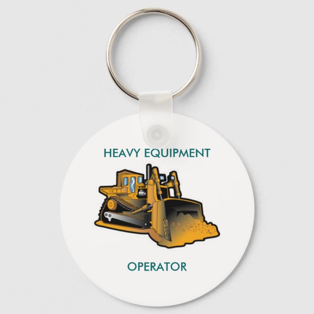 HEAVY EQUIPMENT, OPERATOR KEYCHAIN (Front)