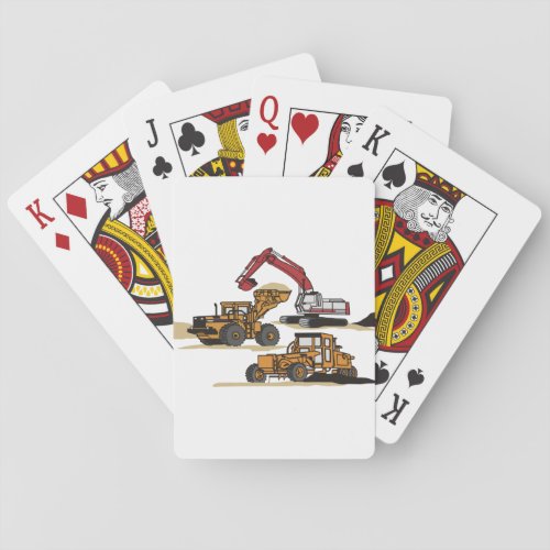 Heavy Equipment Poker Cards