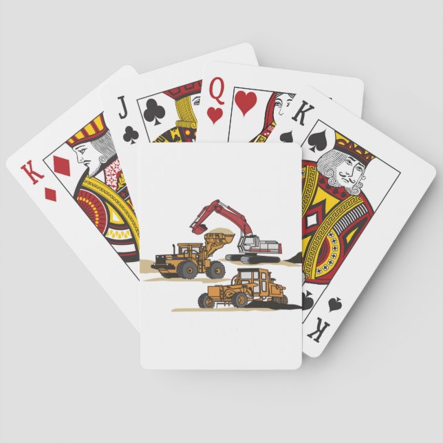 Heavy Equipment Poker Cards (Back)