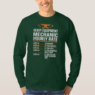 Heavy Equipment Technician Heavy Duty Mechanic T-Shirt