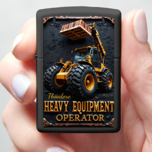 Heavy Equipment Telehandler Lift Zippo Lighter