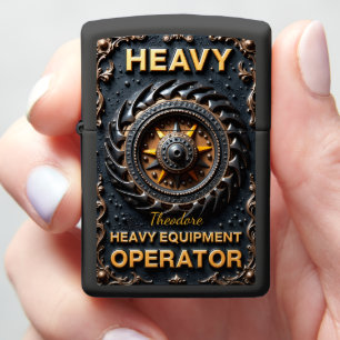 Heavy Equipment Wheel Compaction Master Zippo Lighter