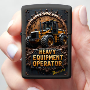 Heavy Equipment Wheel Loader Industrial Zippo Lighter