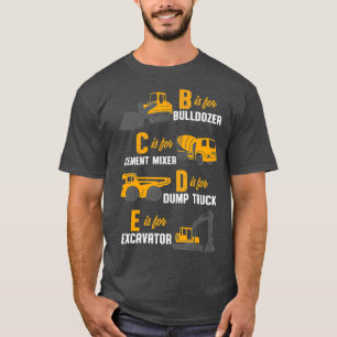 Heavy Equipments Construction Operator T-Shirt