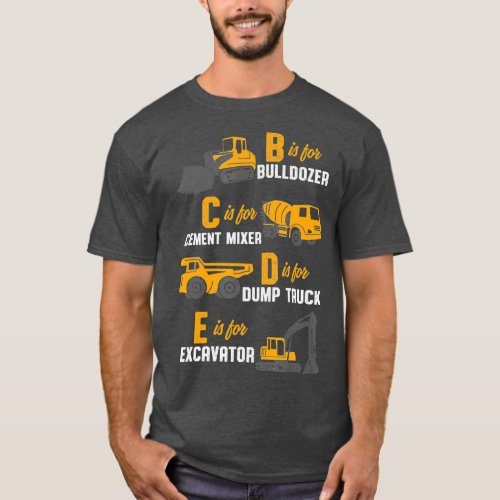 Heavy Equipments Construction Operator T_Shirt