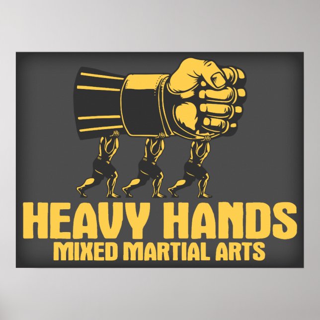 Heavy Hands MMA Poster (Front)