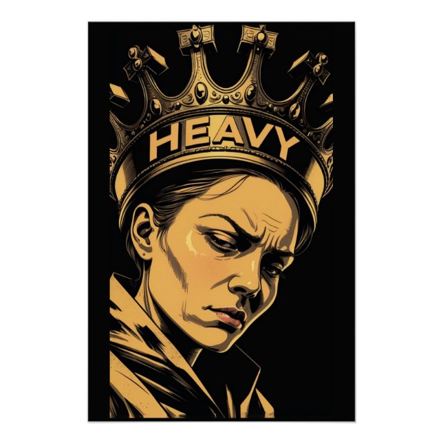 Heavy Is The Crown (Design One) Poster (Front)