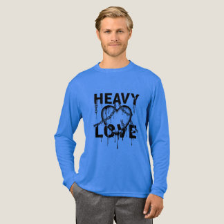 Heavy Love - Dripping Heart & Chains Gothic Street Tri-Blend Shirt